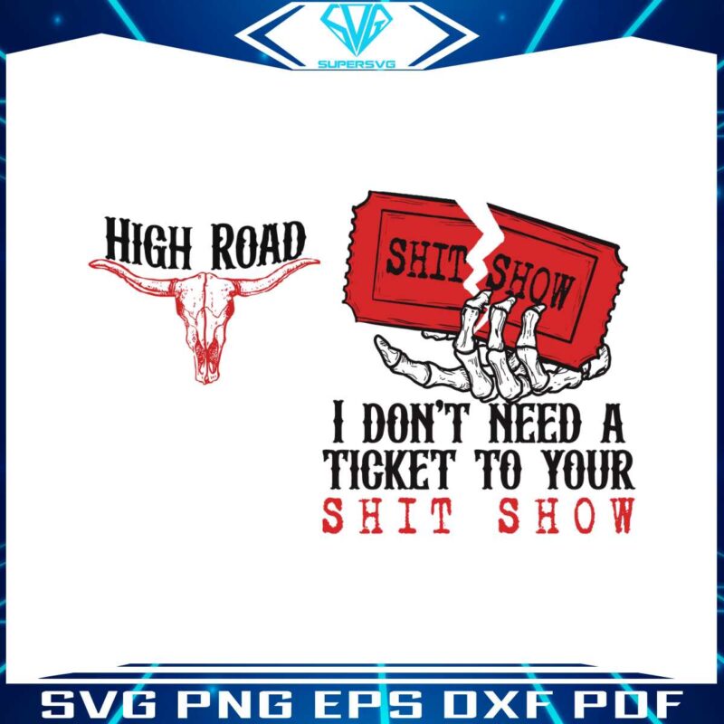 high-road-shit-show-lyrics-koe-wetzel-jessie-murph-svg