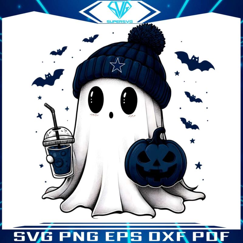 cute-dallas-cowboys-ghost-football-fall-pumpkin-png