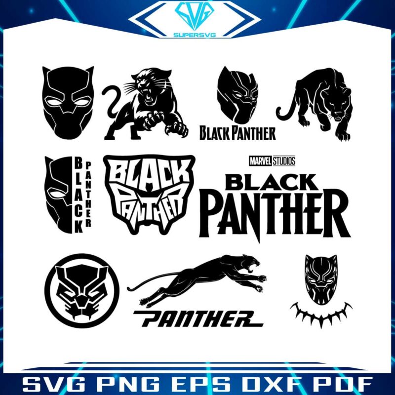 silhouette-black-panther-logo-svg-bundle