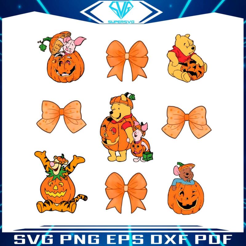 winnie-the-pooh-halloween-coquette-bow-pumpkin-png