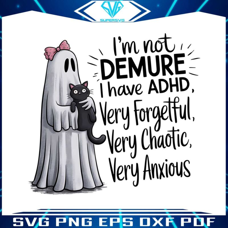 im-not-demure-cute-ghost-black-cat-png