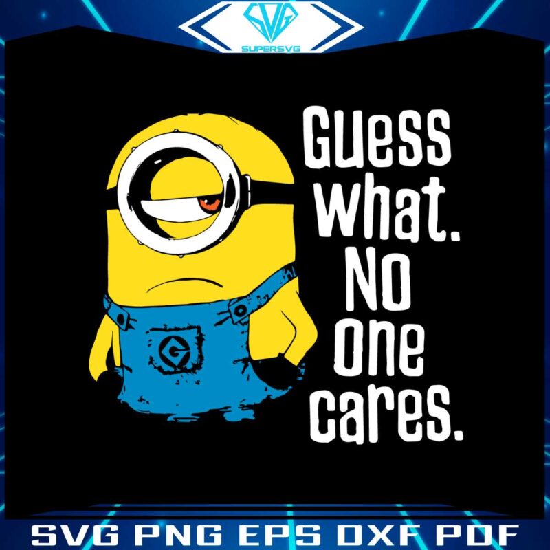 despicable-me-minions-stuart-no-one-cares-svg