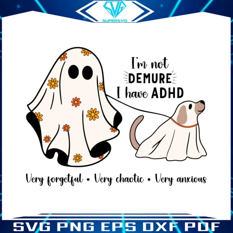 very-demure-very-cutesy-halloween-cute-ghost-with-dog-svg