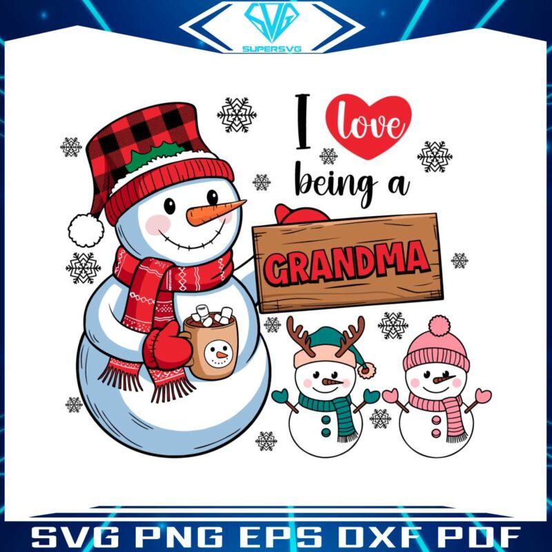 personalization-i-love-being-a-grandma-family-snowman-svg