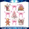girly-holiday-pink-coquette-christmas-tree-gingerbread-png