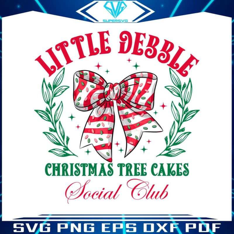 little-debble-coquette-christmas-tree-cake-social-club-png