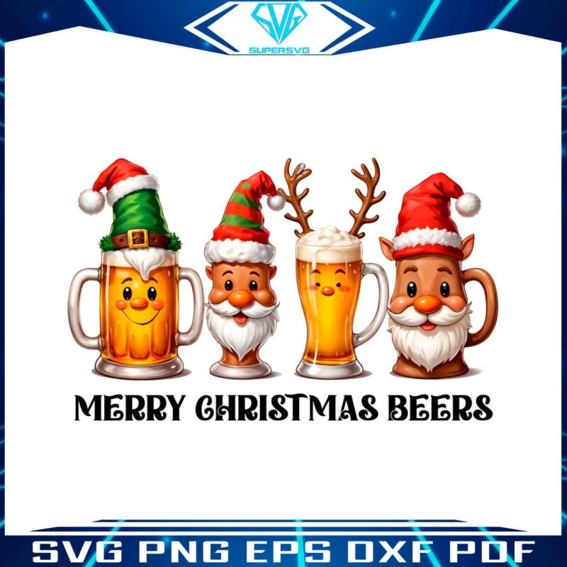 christmas-drinking-merry-christmas-santa-beer-png