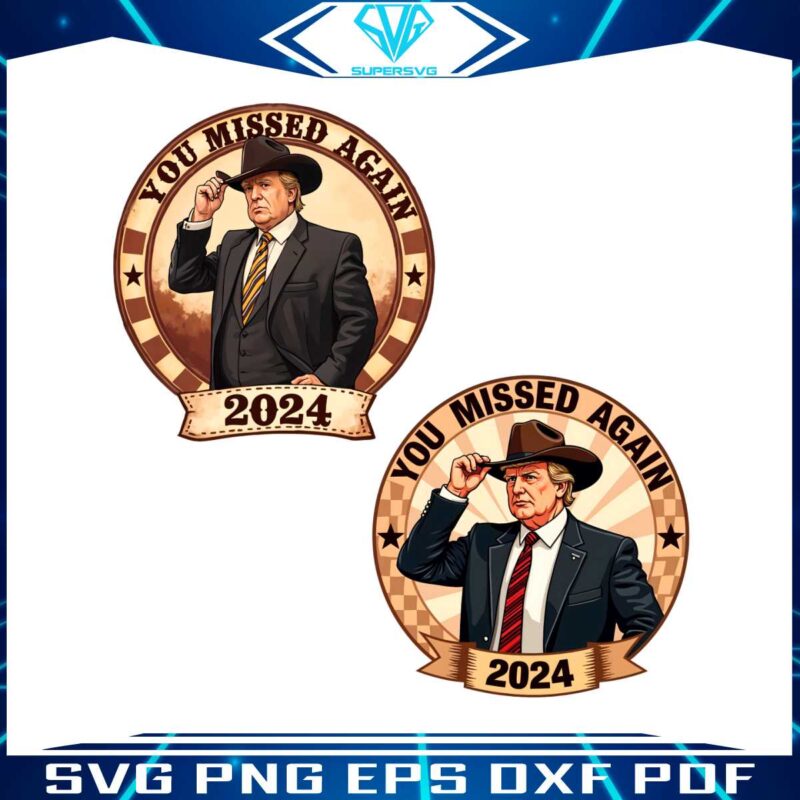 retro-western-trump-you-missed-funny-trump-2024-png-bundle