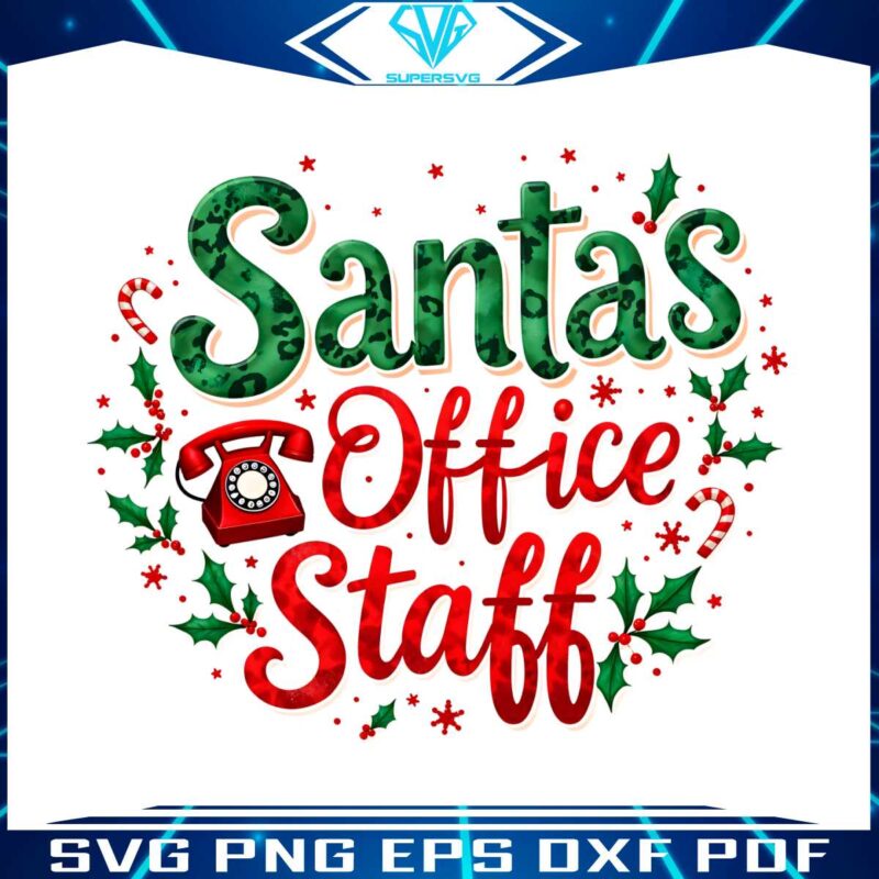 santas-favorite-office-staff-christmas-wrapping-paper-png