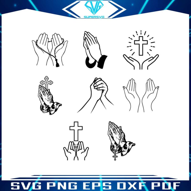 praying-hands-religious-svg-bundle