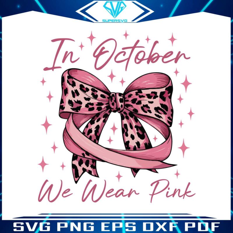 leopard-bow-in-october-we-wear-pink-png