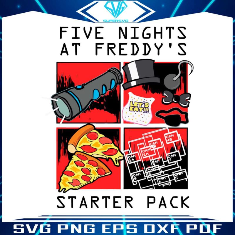 five-nights-at-freddys-starter-pack-svg