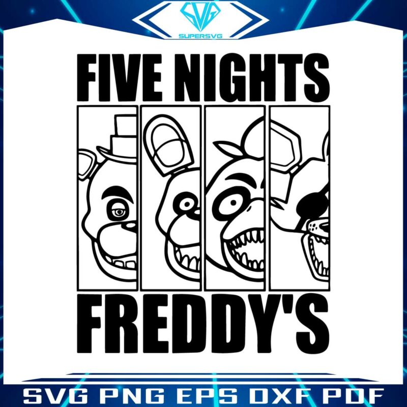 vintage-five-nights-at-freddys-halloween-svg