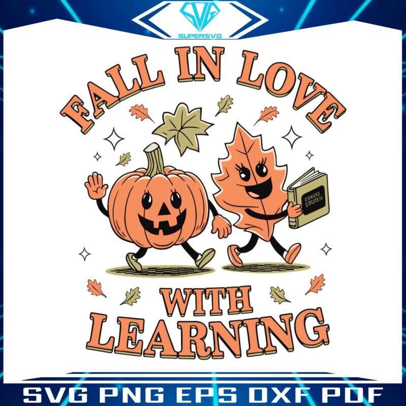 retro-teacher-fall-in-love-with-learning-svg