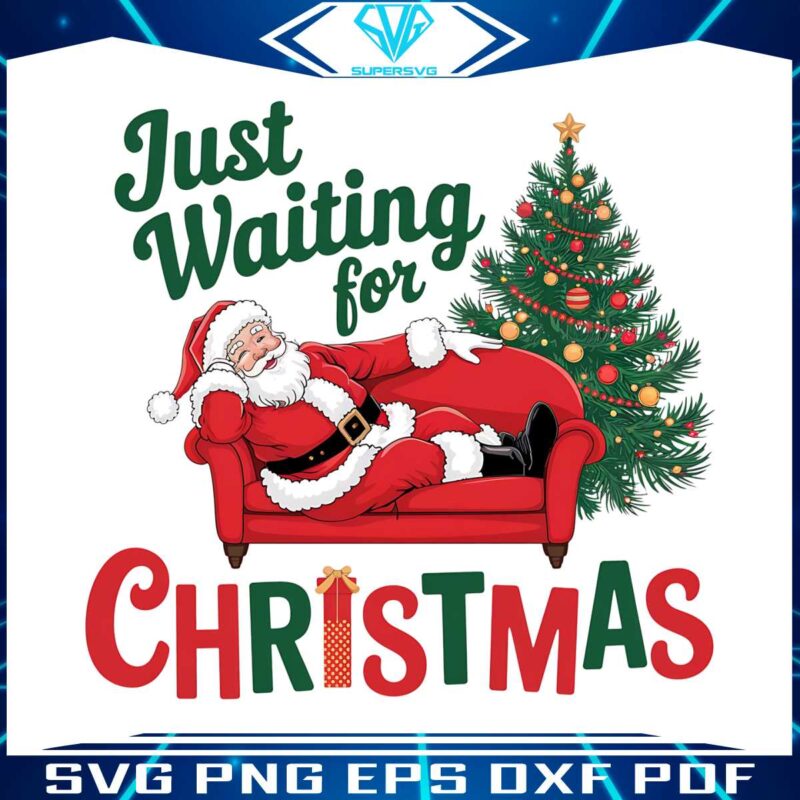 funny-santa-just-waiting-for-christmas-png