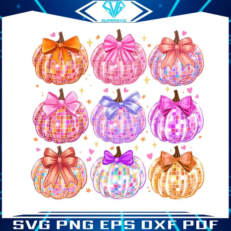 disco-ball-pumpkin-coquette-bow-png