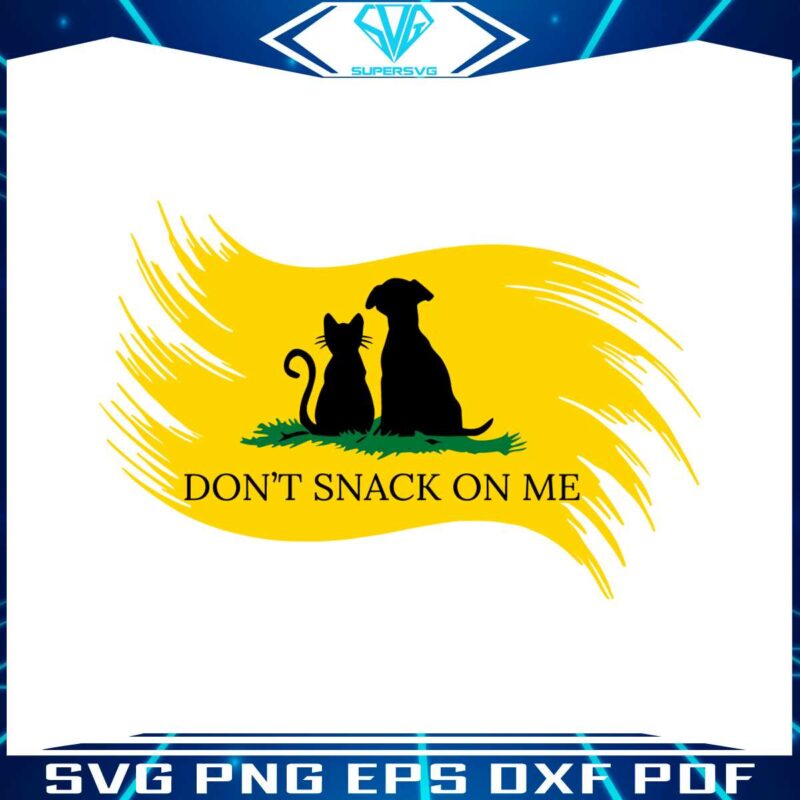 dont-snack-on-me-funny-cat-and-dog-silhouette-pet-lovers-svg