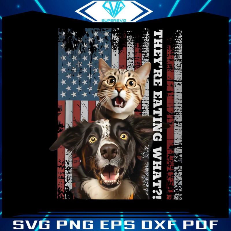 vintage-american-flag-theyre-eating-the-dogs-cats-pets-svg