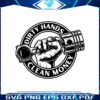 dirty-hands-clean-money-hand-with-piston-svg-silhouette