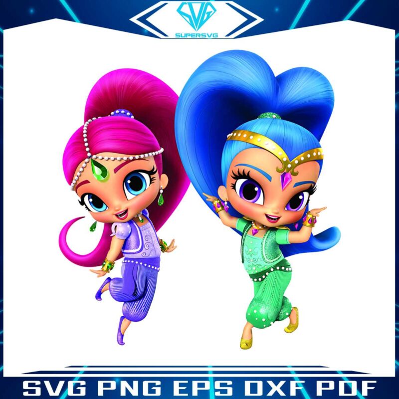 shimmer-and-shine-cartoon-girl-couple-friend-png