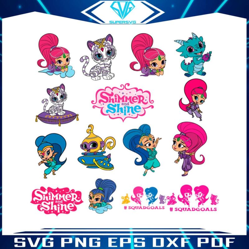 shimmer-and-shine-squad-goal-cartoon-character-svg-bundle