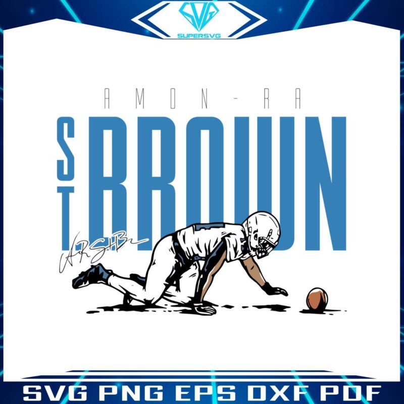 amon-ra-st-brown-detroit-lions-crawling-celebration-signature-svg