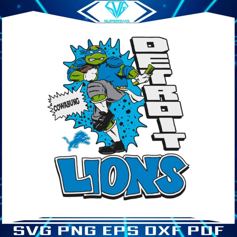 leonardo-ninja-turtles-detroit-lions-football-logo-svg