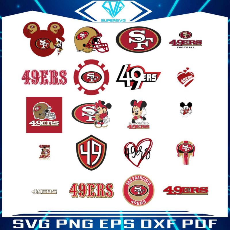 san-francisco-49ers-logo-svg-bundle-files