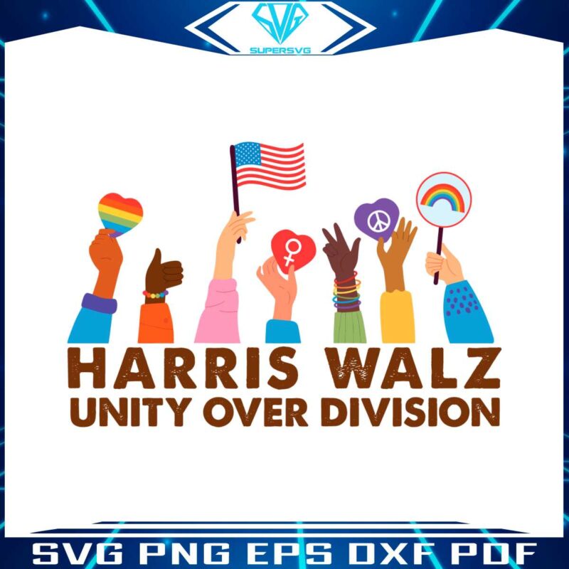 harris-walz-unity-over-division-svg