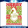 retro-vintage-floral-merry-grinchmas-gricnh-head-svg