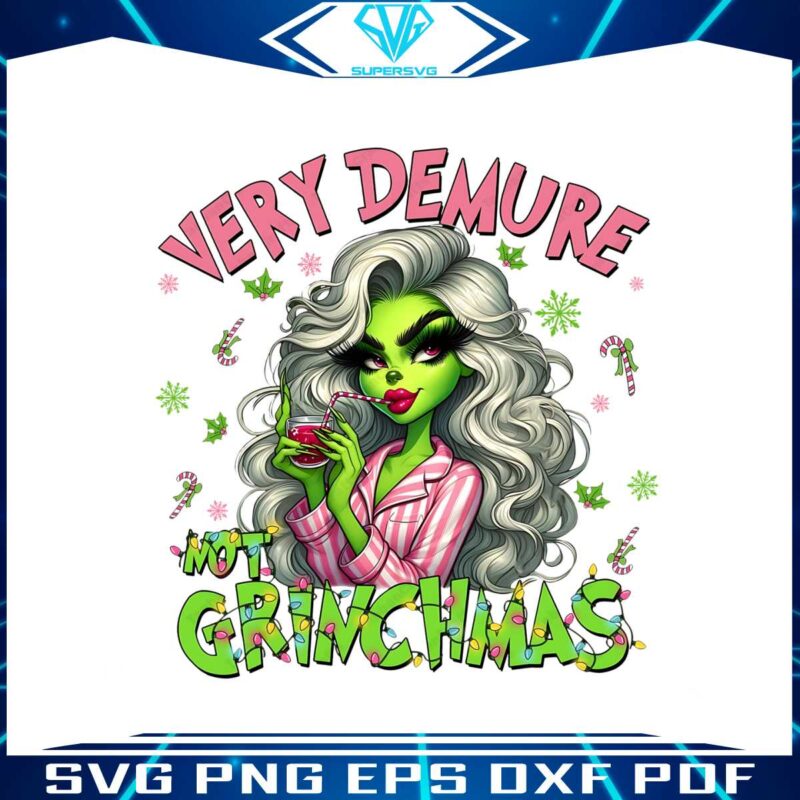 girly-very-demure-not-grinchmas-christmas-light-png