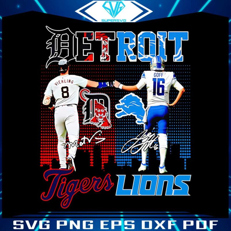 detroit-tigers-vierling-and-detroit-lions-goff