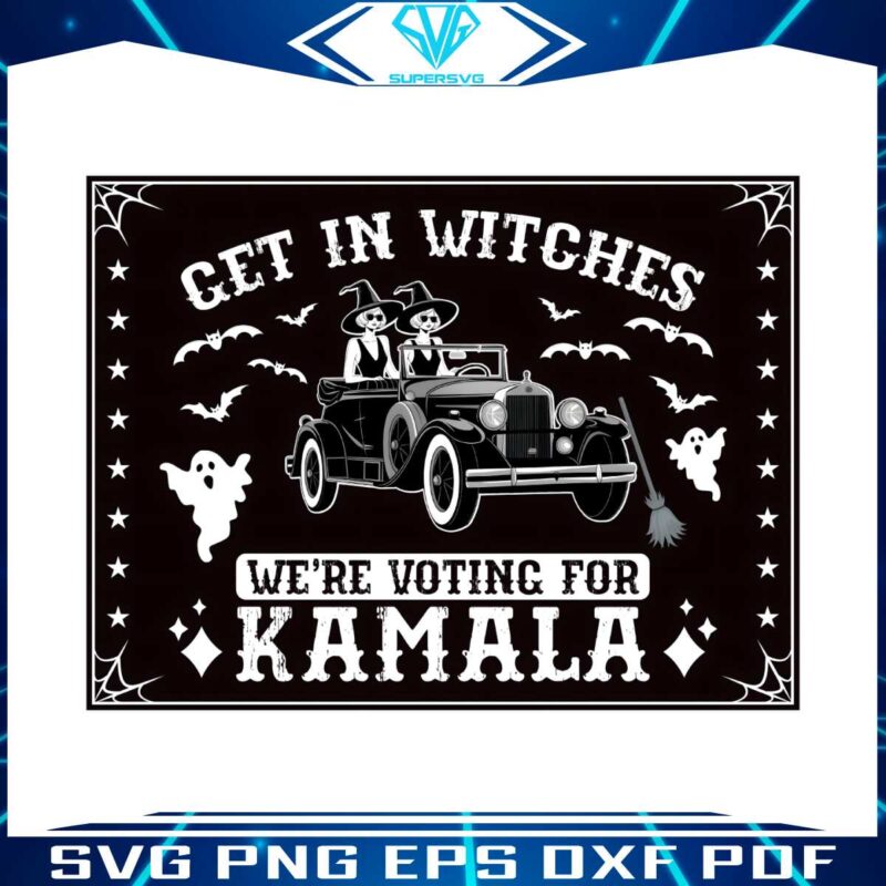 get-in-witches-we-are-voting-for-kamala-png