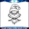 grinch-face-outline-merry-grinchmas-svg