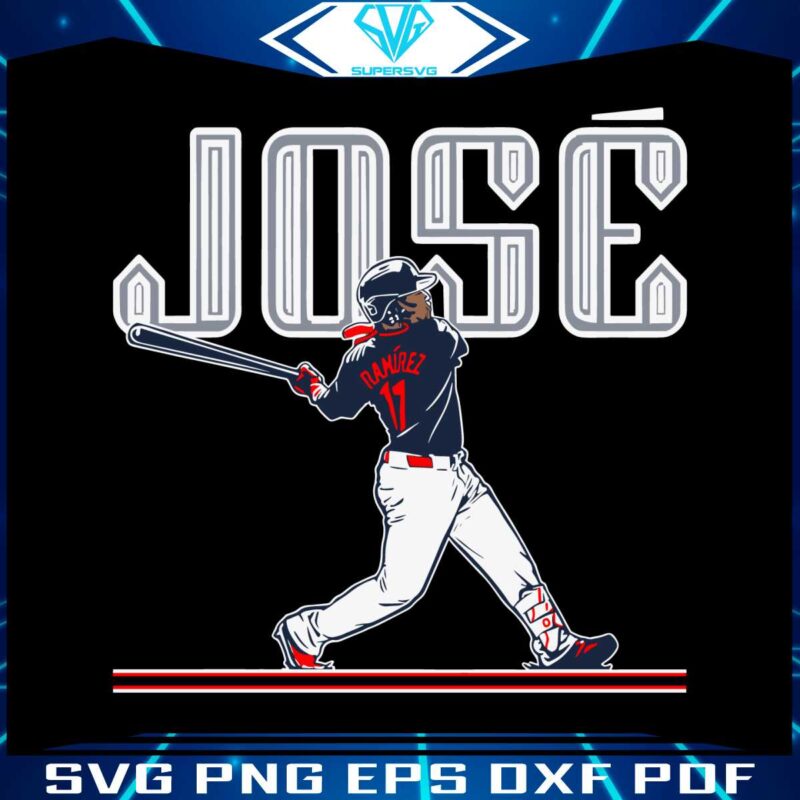 jose-ramirez-slugger-swing-svg