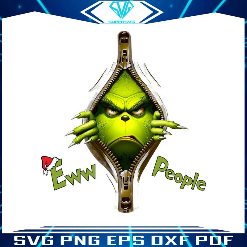 grinch-zipper-eww-people-funny-christmas-png