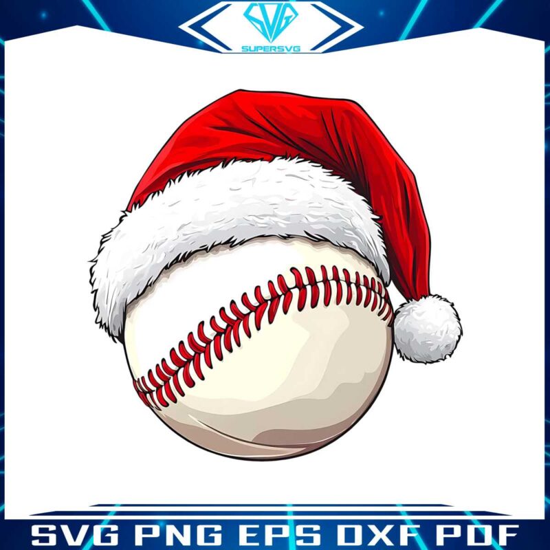 retro-christmas-baseball-santa-hat-png-sublimation