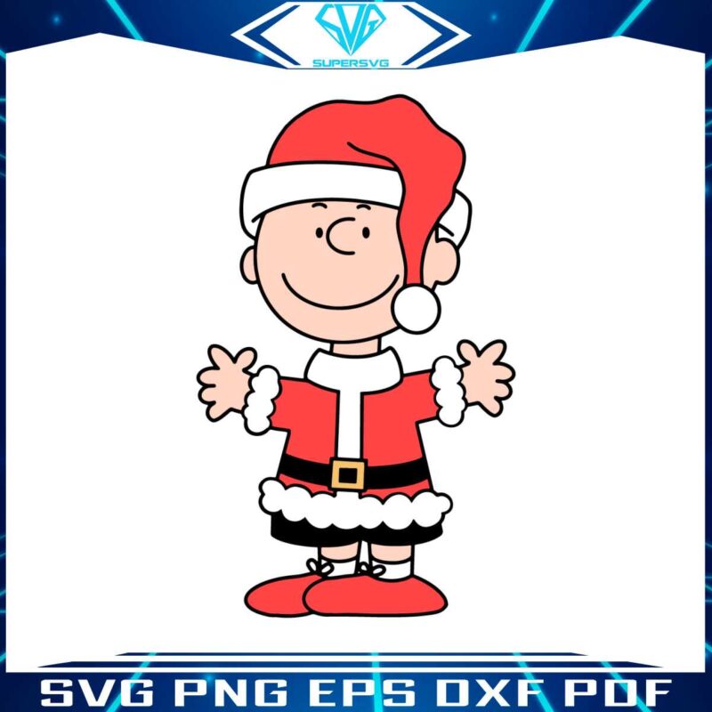 christmas-peanuts-charlie-brown-santa-hat-svg