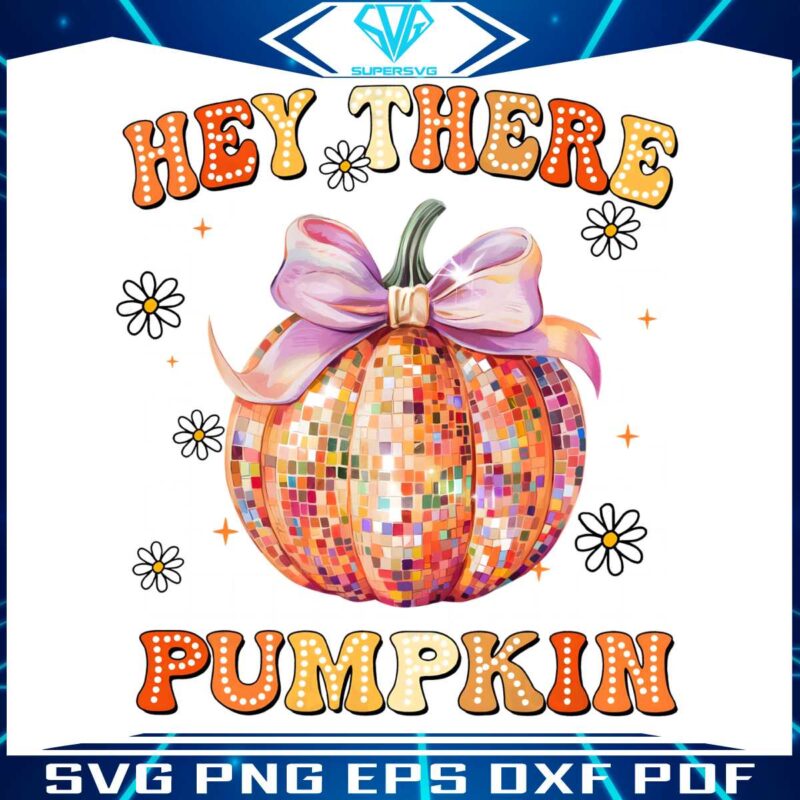 retro-groovy-hey-there-fall-pumpkin-coquette-bow-png