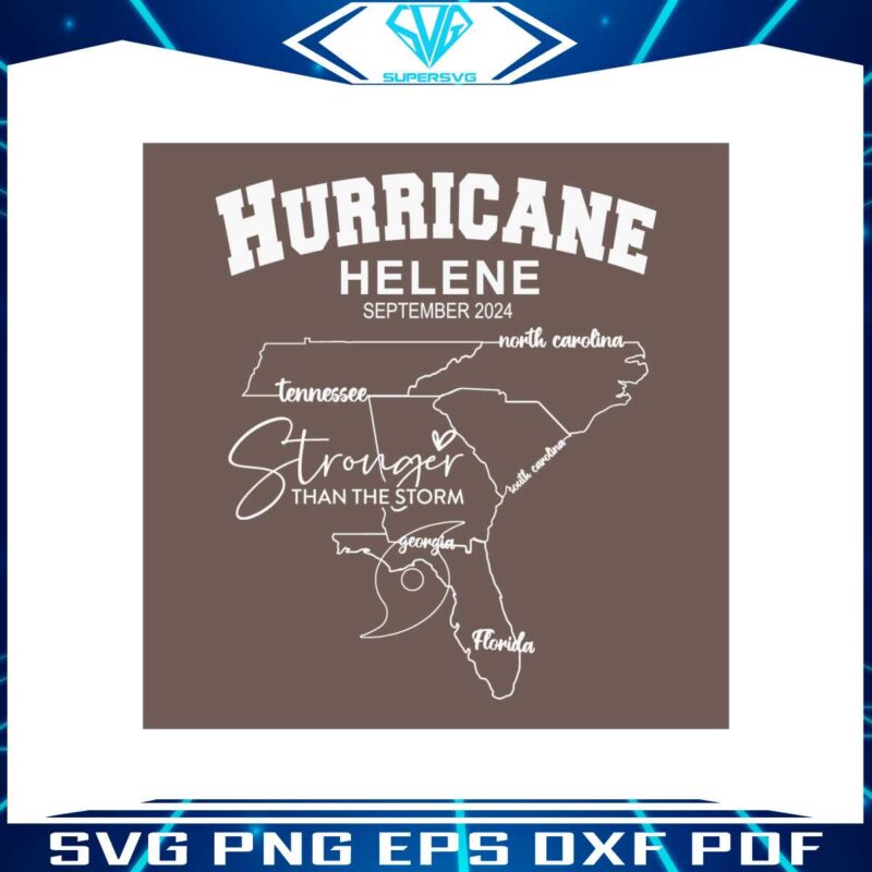 vintage-hurricane-helene-2024-southeast-stronger-than-the-storm-svg