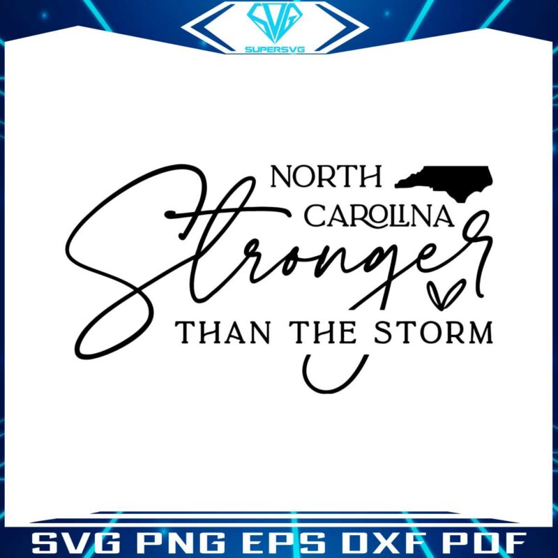 north-carolina-stronger-than-the-storm-svg