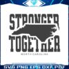 north-carolina-stronger-together-map-svg-silhouette