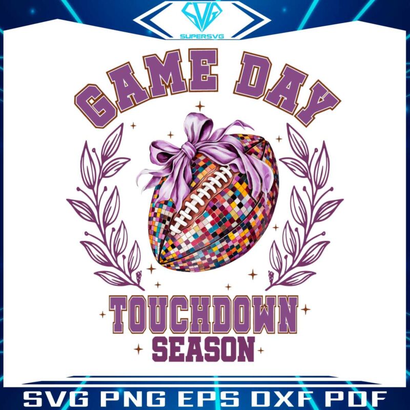 glitter-football-coquette-gameday-touchdown-season-png