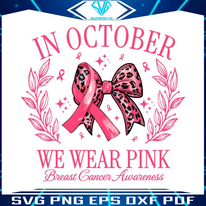 leopard-pink-coquette-ribbon-in-october-we-wear-pink-breast-cancer-png