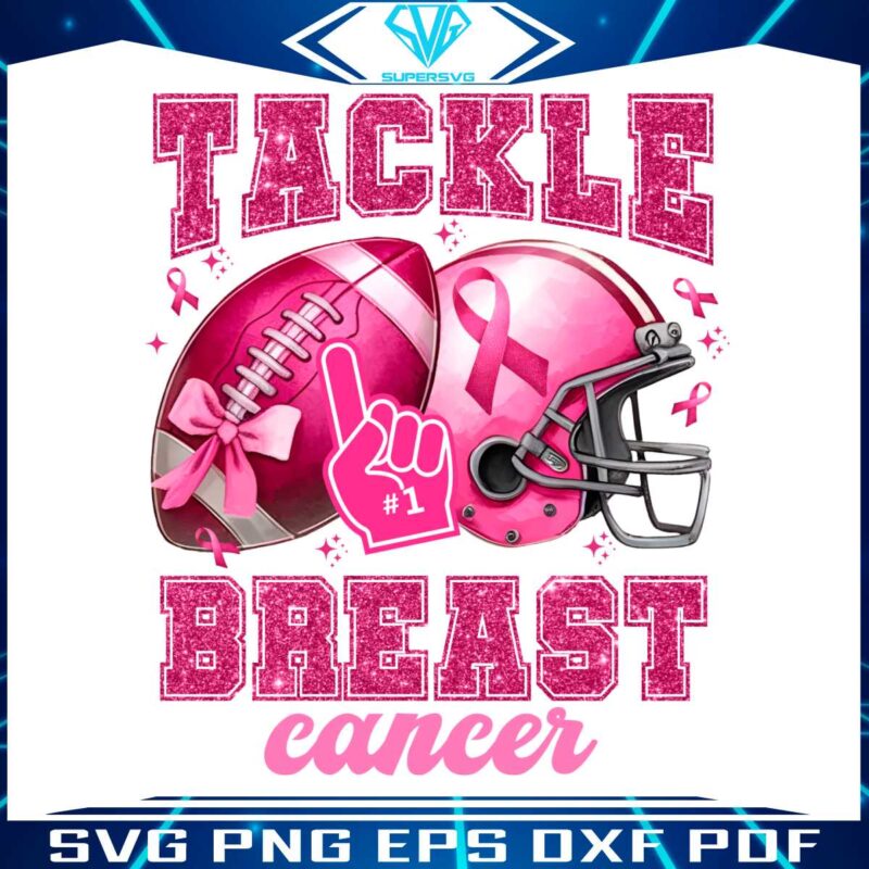 retro-glitter-tackle-breast-cancer-with-our-pink-ribbon-football-png