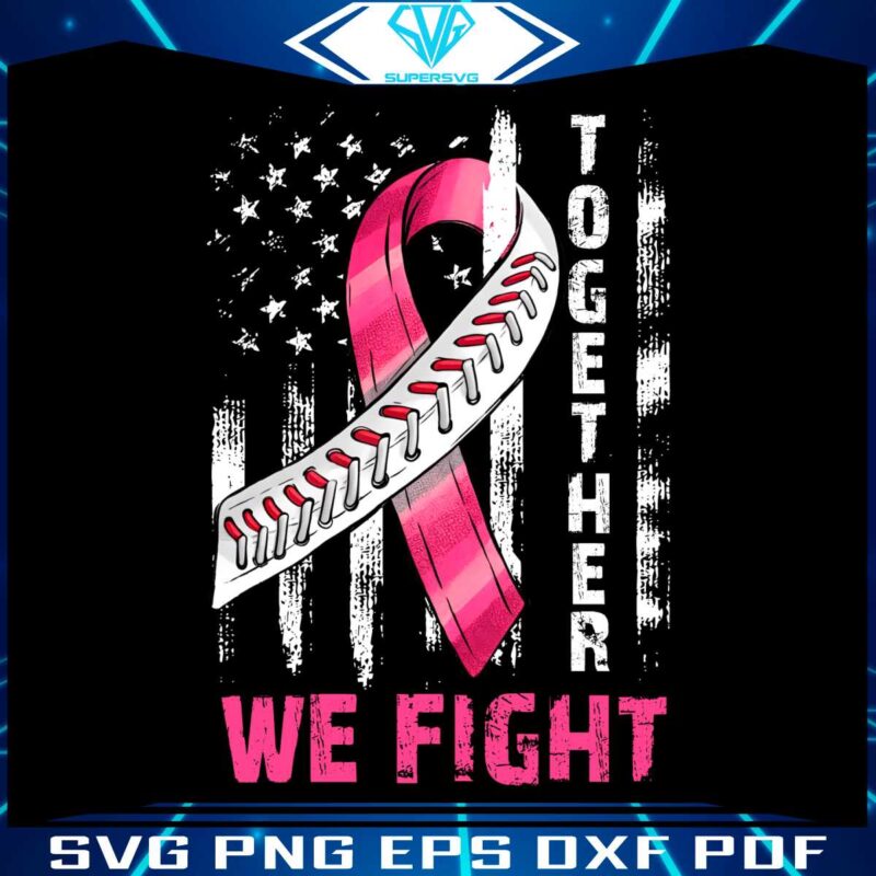 together-we-fight-tackle-breast-cancer-football-ribbon-png