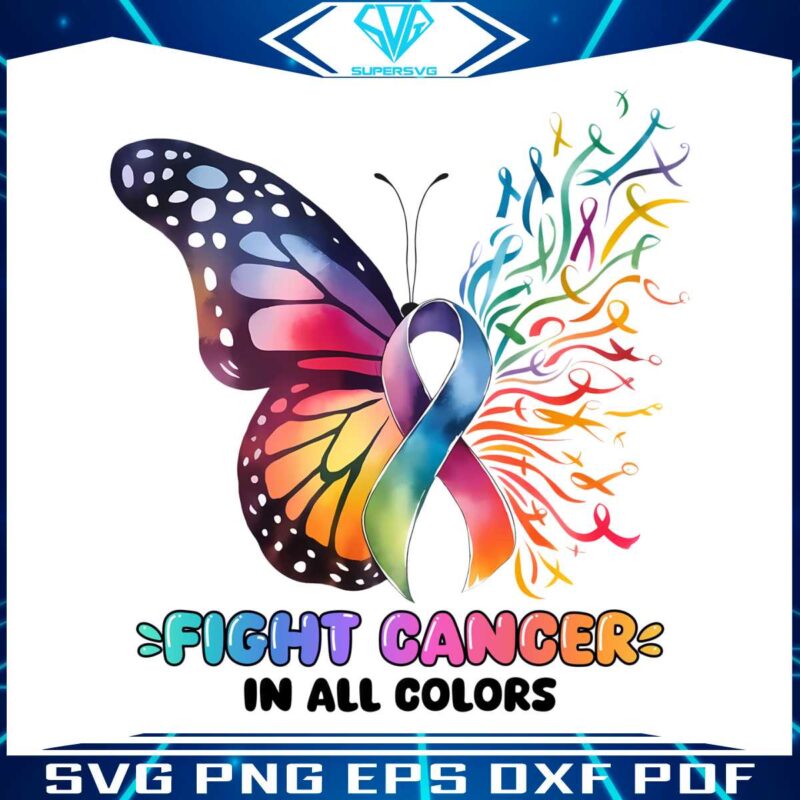 fight-cancer-in-all-colors-butterfly-ribbon-png