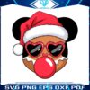 christmas-disney-gingerbread-mickey-mouse-blowing-bubble-svg