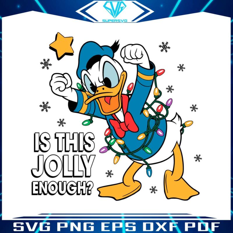 is-this-jolly-enough-funny-disney-christmas-donald-duck-svg