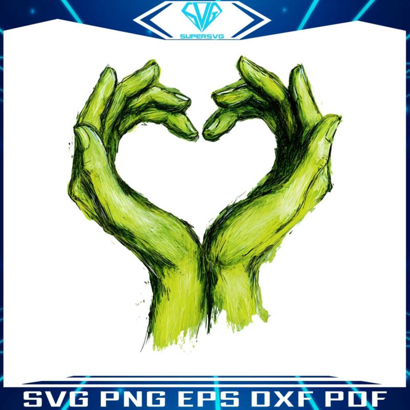 green-hands-art-png